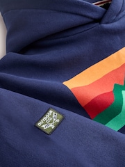 Superdry Navy Mix Hoodie - Image 4 of 6