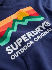 Superdry Navy Mix Hoodie - Image 5 of 6
