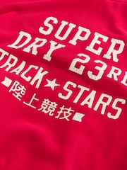 Superdry Red White Hoodie - Image 5 of 6