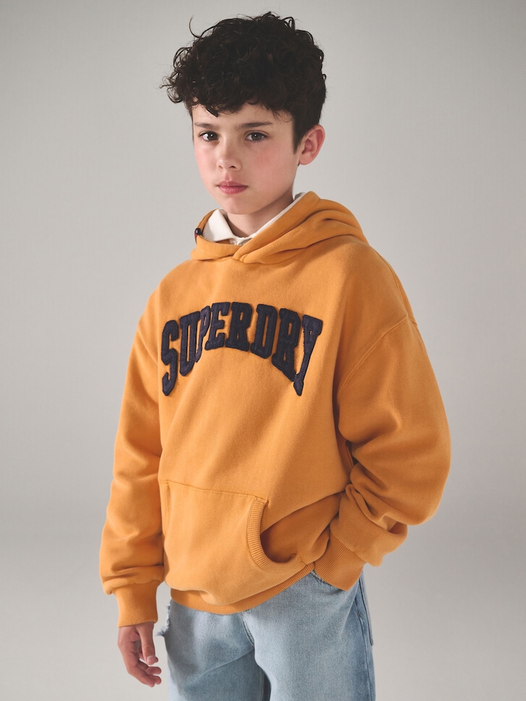 Superdry Yellow Hoodie - Image 1 of 2