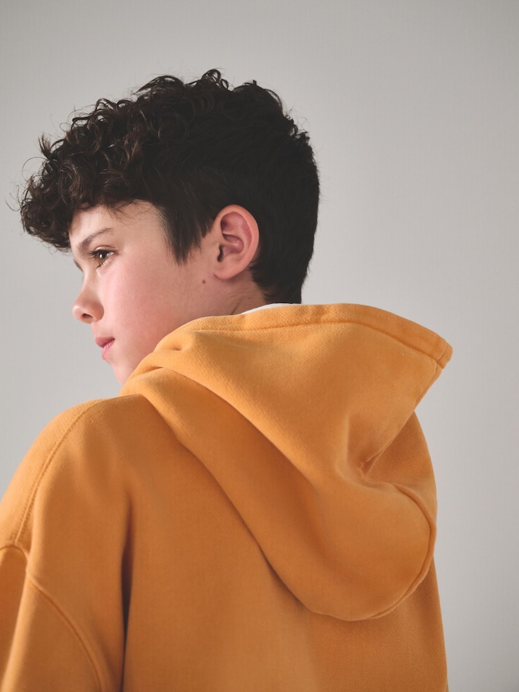 Superdry Yellow Hoodie - Image 2 of 2
