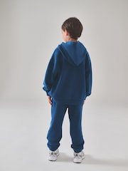 Superdry Blue White Top and Top & Jogger Sets - Image 2 of 9