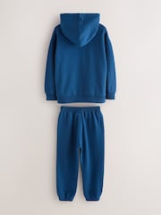 Superdry Blue White Top and Top & Jogger Sets - Image 6 of 9
