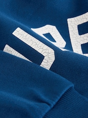 Superdry Blue White Top and Top & Jogger Sets - Image 7 of 9