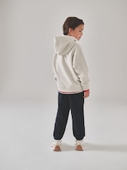 Superdry Grey/Black Sweatshirt and Joggers Set - Image 2 of 7