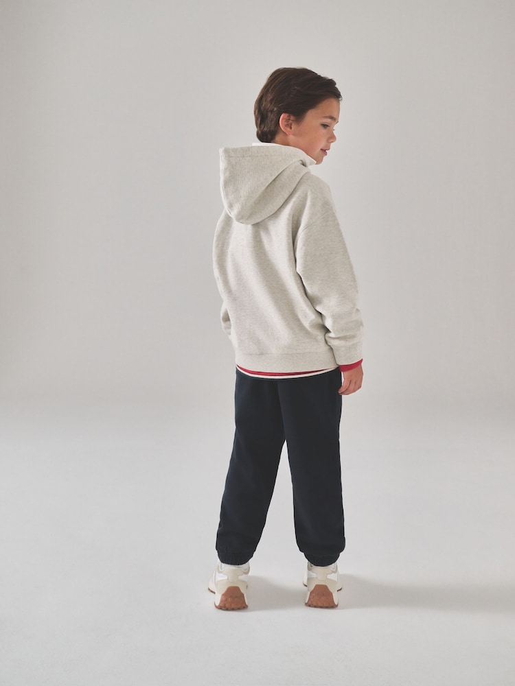 Superdry Grey/Black Sweatshirt and Joggers Set - Image 2 of 7 Superdry Grey/Black Sweatshirt and Joggers Set - Image 2 of 7