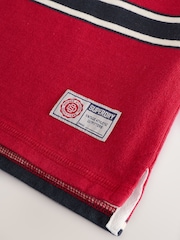 Superdry Red Rugby Polo Shirt - Image 4 of 6