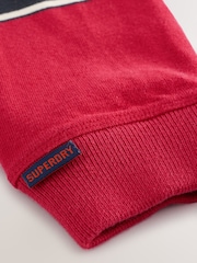 Superdry Red Rugby Polo Shirt - Image 5 of 6