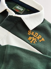 Superdry Green Navy Rugby and Joggers Set - Image 6 of 11