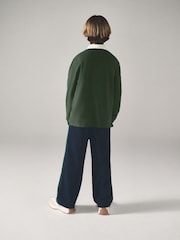 Superdry Green Navy Rugby and Joggers Set - Image 8 of 11