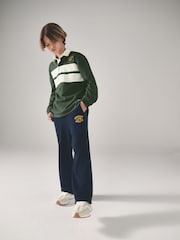 Superdry Green Navy Rugby and Joggers Set - Image 9 of 11