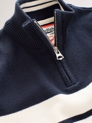 Marineblau/Weiß - Superdry Knit Jumper - Bild 4 von 5