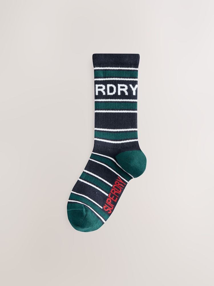 Superdry Multi Socks 3 Pack - Image 2 of 6