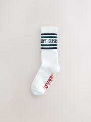 Superdry Multi Stripe Socks 5 Pack - Image 4 of 8