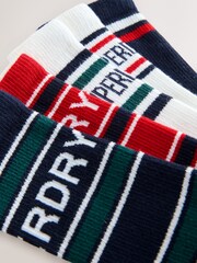 Superdry Multi Stripe Socks 5 Pack - Image 7 of 8