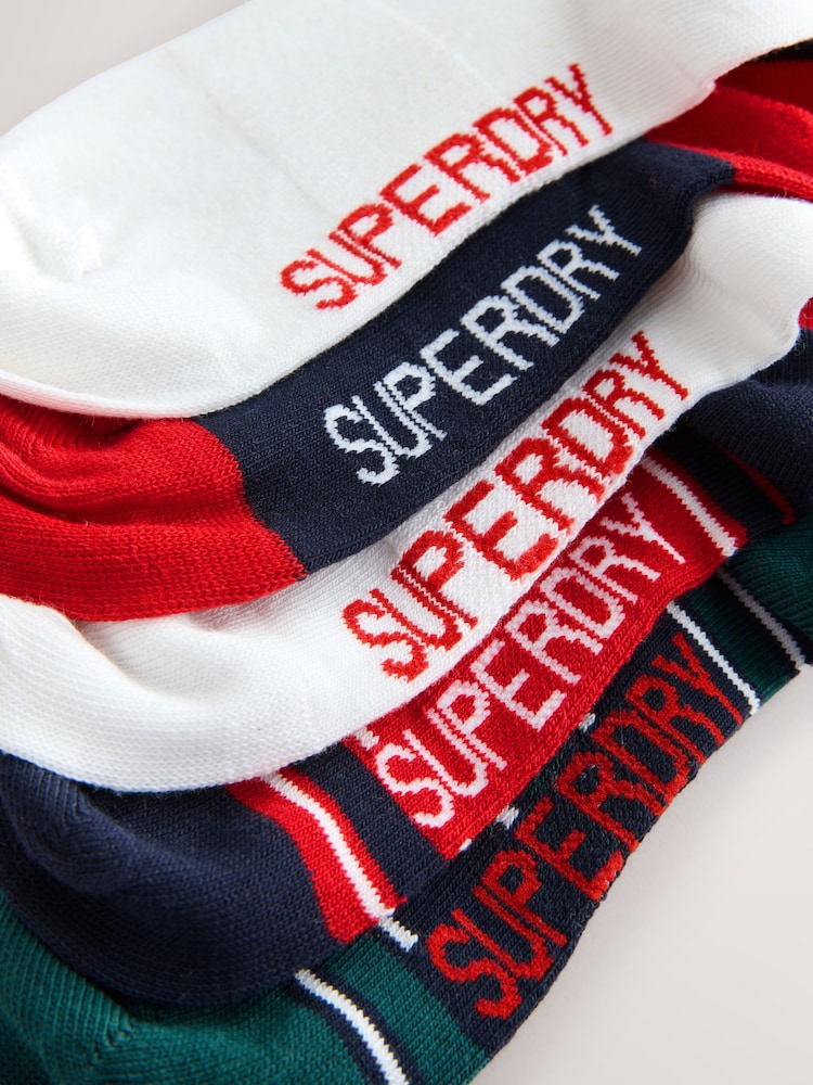 Superdry Multi Stripe Socks 5 Pack - Image 8 of 8 Superdry Multi Stripe Socks 5 Pack - Image 8 of 8