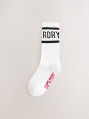 Superdry White Socks 5 Pack - Image 2 of 8