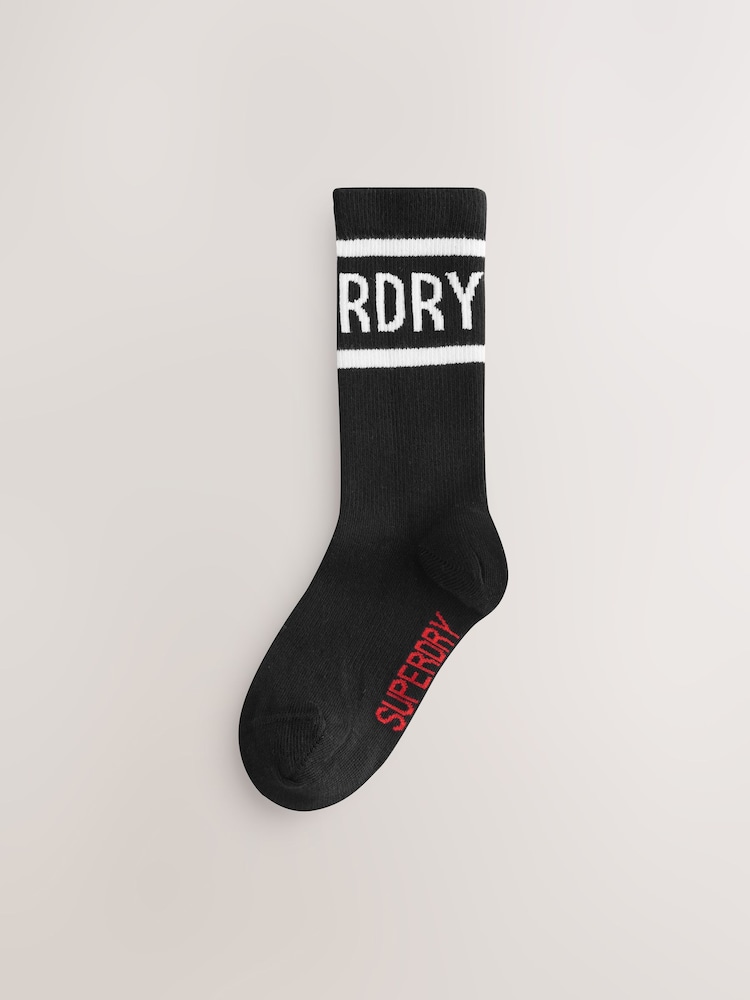 Superdry Black Socks 5 Pack - Image 2 of 8