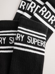 Superdry Black Socks 5 Pack - Image 7 of 8