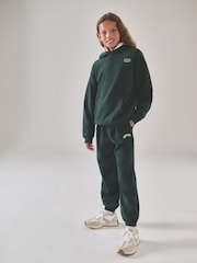Superdry Green White Sweatshirt & Joggers Set - Image 1 of 7