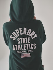 Superdry Green White Sweatshirt & Joggers Set - Image 6 of 7