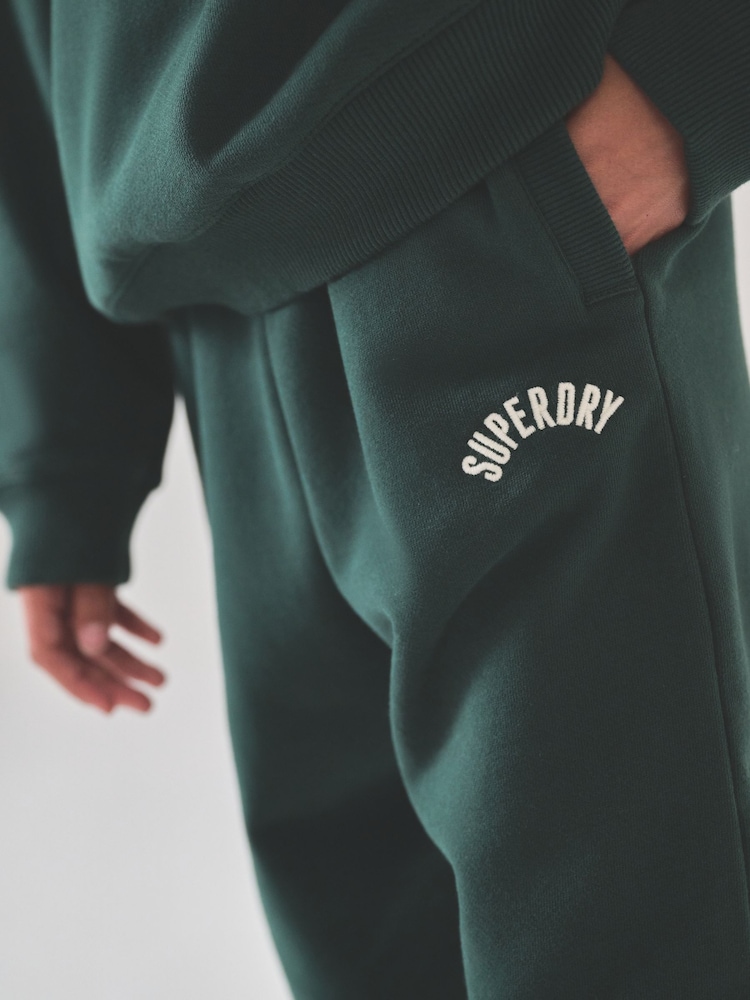 Superdry Green White Sweatshirt & Joggers Set - Image 7 of 7