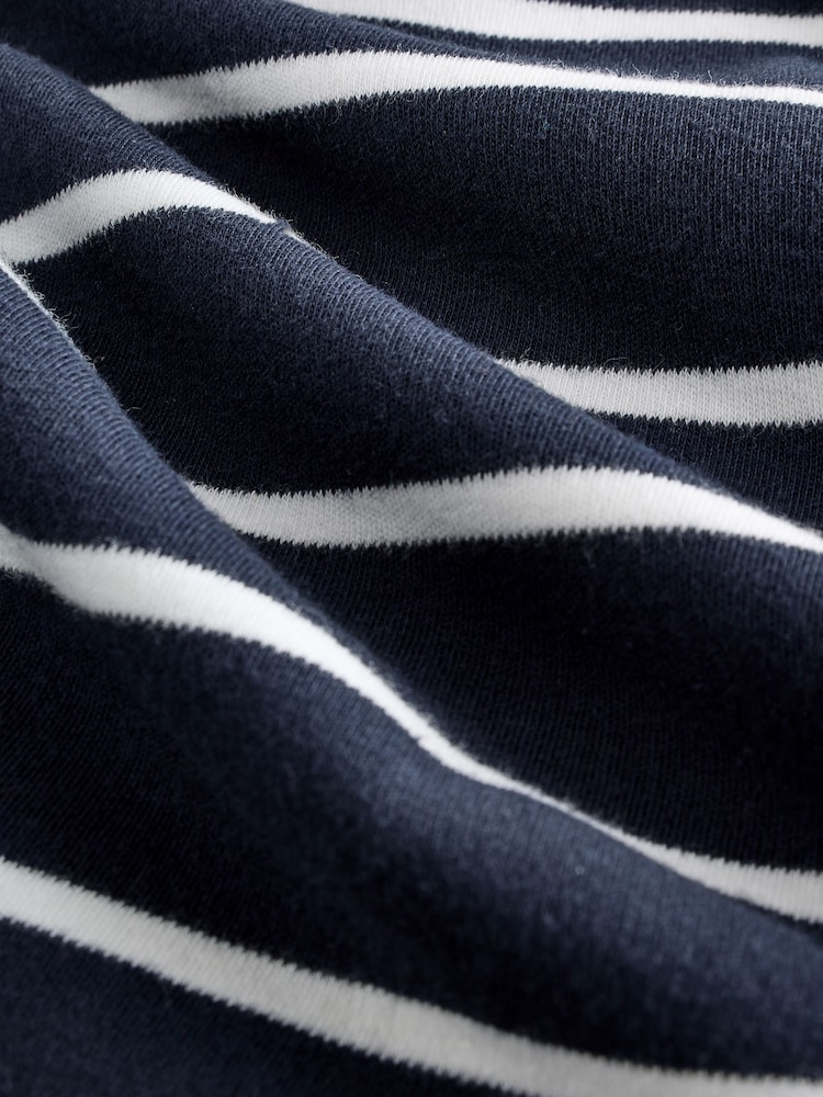 Superdry Navy/White Long Sleeve T-Shirt - Image 4 of 4