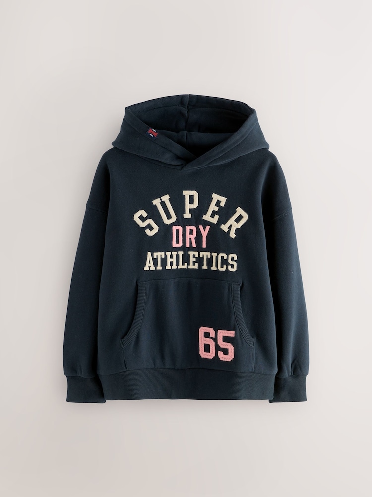 Superdry Navy Hoodie - Image 1 of 5