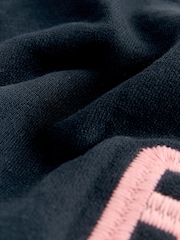 Superdry Navy Hoodie - Image 3 of 5