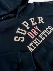 Superdry Navy Hoodie - Image 4 of 5