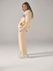 Superdry Cream Sweatshirt & Joggers Set - Image 1 of 10
