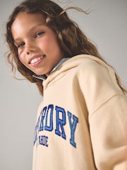 Superdry Cream Sweatshirt & Joggers Set - Image 4 of 10