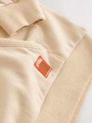 Superdry Cream Sweatshirt & Joggers Set - Image 9 of 10