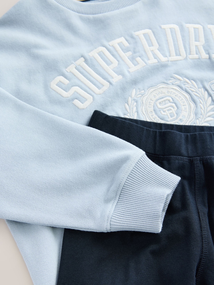 Blau/Weiß - Superdry Leggings Set - Bild 5 von 5 Blau/Weiß - Superdry Leggings Set - Bild 5 von 5