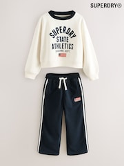 Superdry White Navy Sweater Set - Image 12 of 13