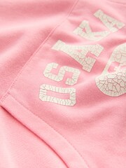 Superdry Pink White Sweatshirt & Joggers Set - Image 10 of 10