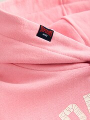 Superdry Pink White Sweatshirt & Joggers Set - Image 8 of 10