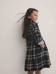 Superdry Navy Check Dress - Image 3 of 11