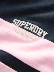 Superdry Navy Rugby Dress - Image 5 of 6