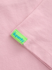 Розовый - Superdry Essential T-Shirt - Image 5 of 5