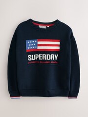 Superdry Flag Knit Jumper - Bild 1 von 5