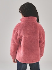 Superdry Pink Quarter Zip Fleece - Image 2 of 10