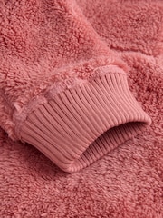 Superdry Pink Quarter Zip Fleece - Image 9 of 10