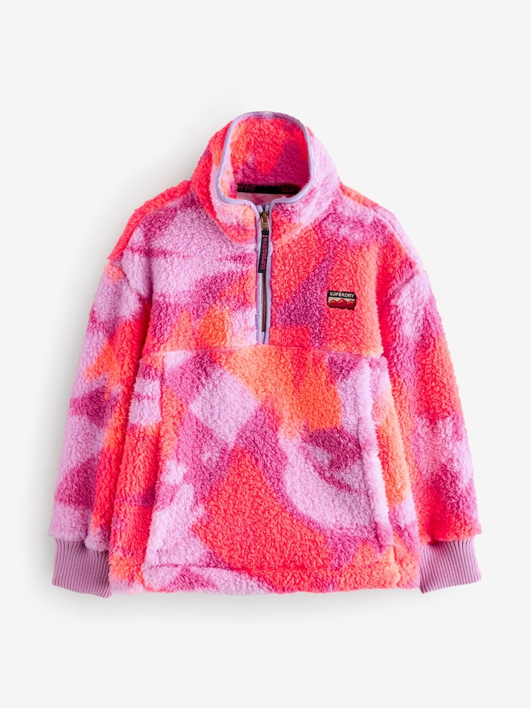 Roz/Lila - Superdry Quarter Zip Through Jacket - Image 4 of 7