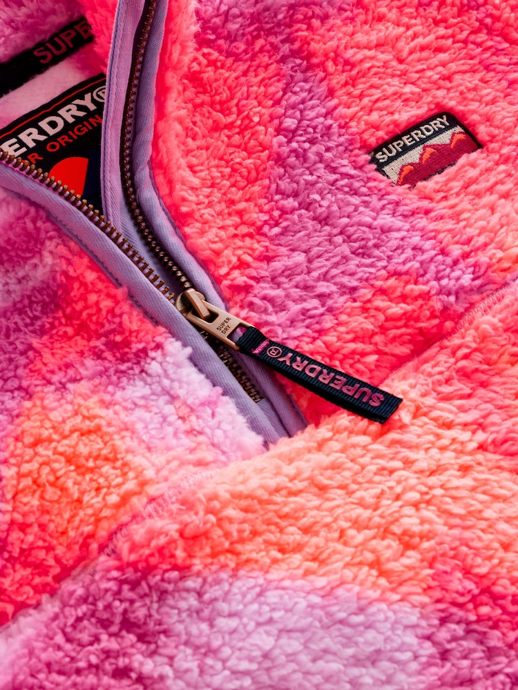 Roz/Lila - Superdry Quarter Zip Through Jacket - Image 6 of 7