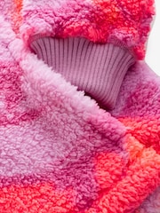 Superdry Pink/Lilac Quarter Zip Through Jacket - Image 7 of 7