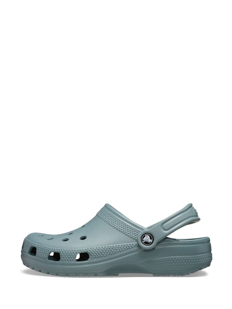 Crocs Green Adults Classic Clogs - Image 2 of 7