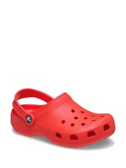 Crocs Red Kids Classic Clogs - Image 3 of 7
