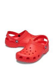 Crocs Red Kids Classic Clogs - Image 6 of 7