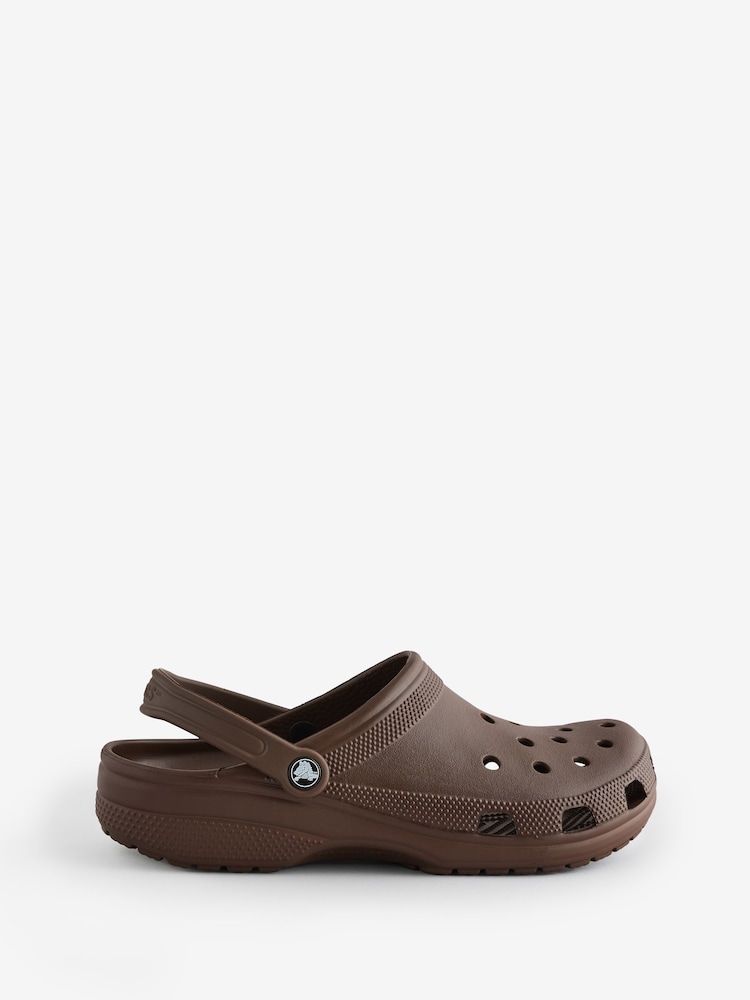 Crocs Brown Adults Classic Clogs - Image 1 of 1